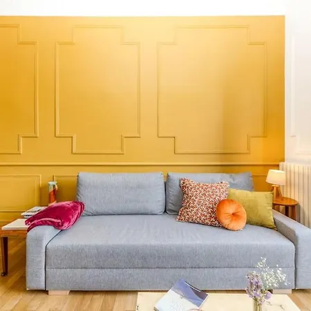 شقة Esprit Vintage: Lit Double, Balcon, Wifi, Equipe+ *