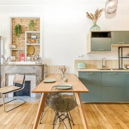 アパート Esprit Vintage: Lit Double, Balcon, Wifi, Equipe+ *