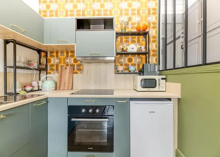 Apartment Esprit Vintage: Lit Double, Balcon, Wifi, Equipe+