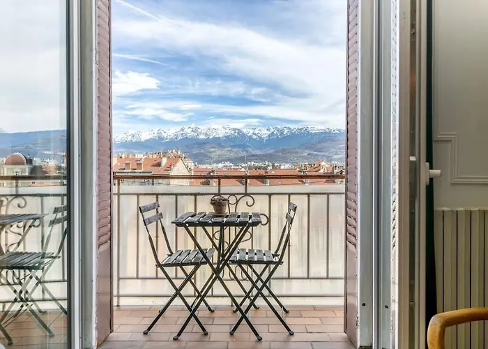 Apartment Esprit Vintage: Lit Double, Balcon, Wifi, Equipe+ Grenoble