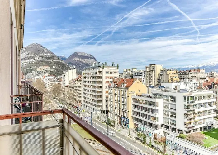 Apartment Esprit Vintage: Lit Double, Balcon, Wifi, Equipe+ Grenoble